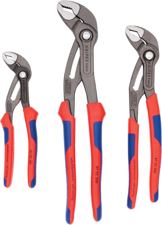 KNIPEX - 9K 00 80 05 US Tools - 3 Piece Multi-Component Cobra Set (7, 10, & 12) (9K008005US)