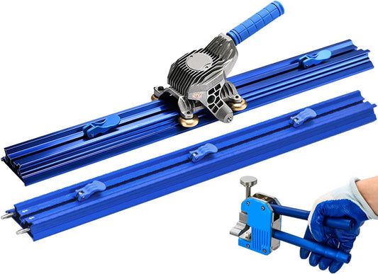 87 Inch Manual Tile Cutter, for Large format Ceramic Porcelain Tiles, Professional Porcelain Slab Cutting Machine with Double Rails Design Table Tile Cutter Hand Tools