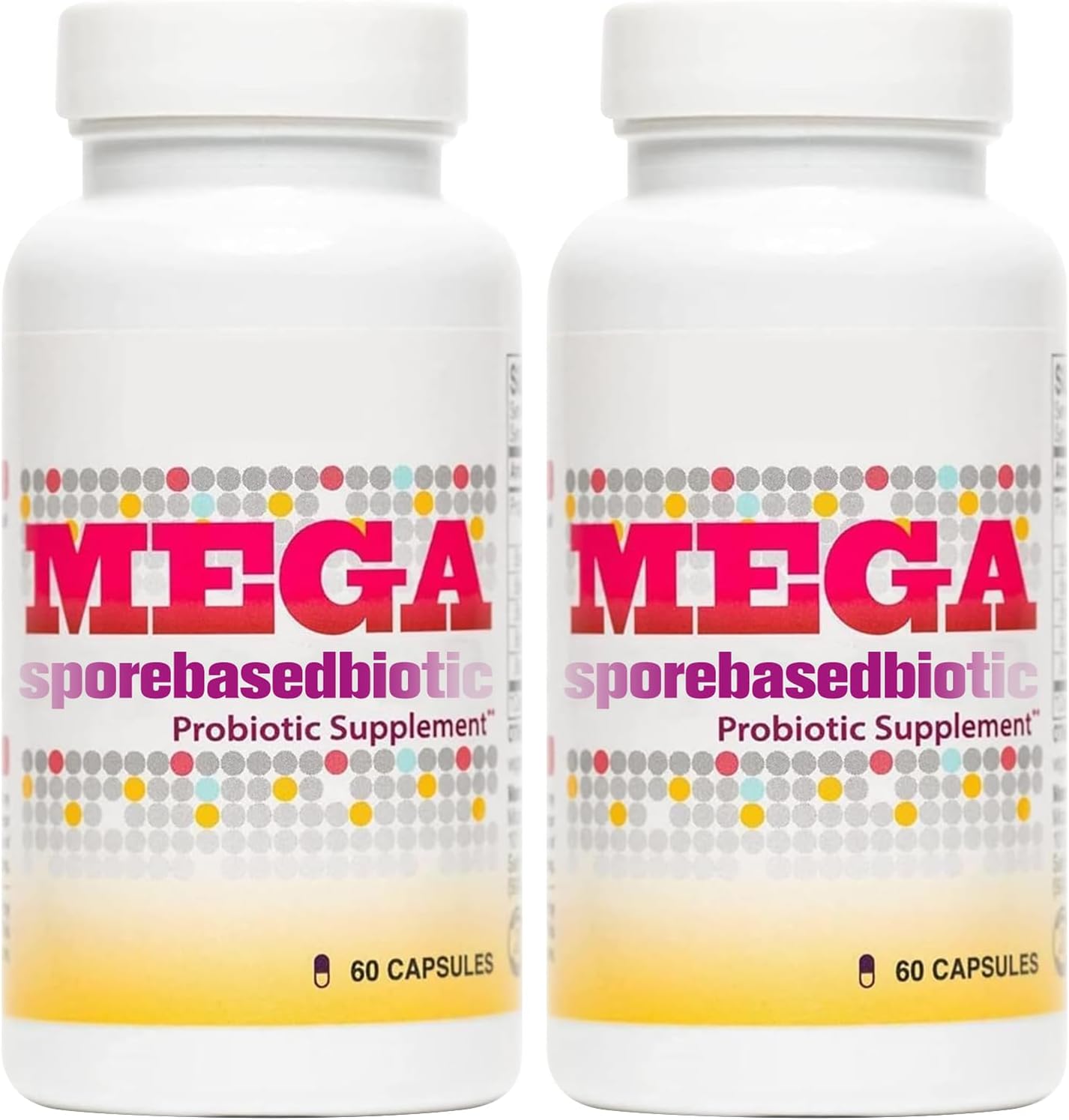 20-25 Mega Spore - Based Biotic - High Potency Spore（2pk 120Count）