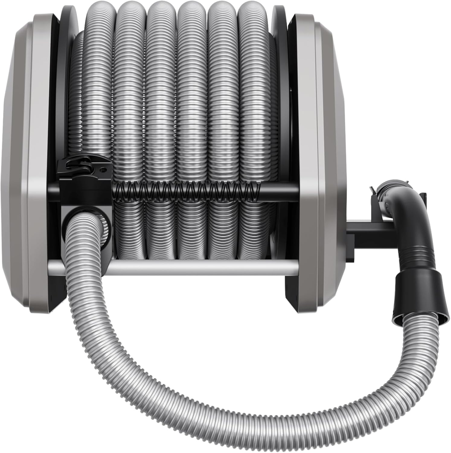 Giraffe Tools Vacuum Hose Extension Reel with 30FT Hose, 1-1\/4'' Wall Mount Vacuum Hose Reel, Suitable for Diameter 32mm Wet Dry Vacuums