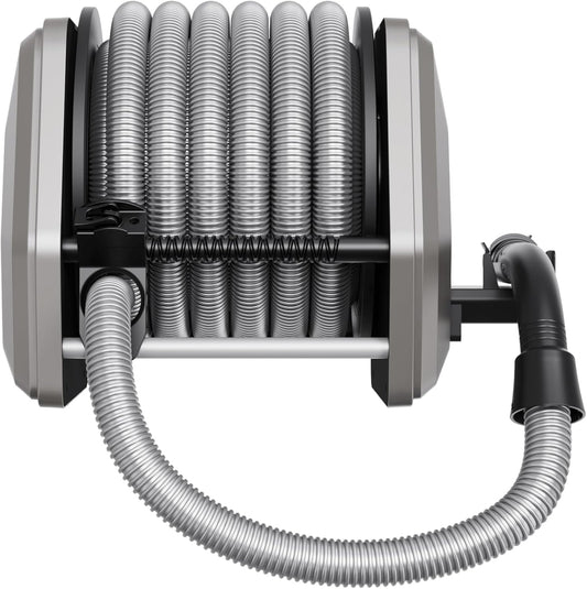 Giraffe Tools Vacuum Hose Extension Reel with 30FT Hose, 1-1\/4'' Wall Mount Vacuum Hose Reel, Suitable for Diameter 32mm Wet Dry Vacuums