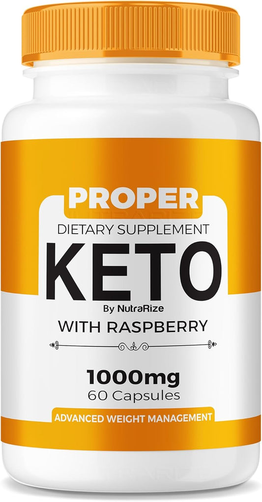 Proper Keto - Proper Keto ACV Capsules, All-Natural Keto Dietary Supplement, ProperKeto Extra Strength 800MG Pills, Advanced Formula to Support Active Lifestyle, Pastillas Reviews (60 Capsules)