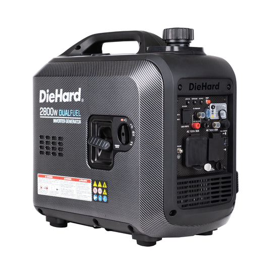 DieHard 2800 -Watt Dual Fuel (Gasoline/Propane) Inverter Generator