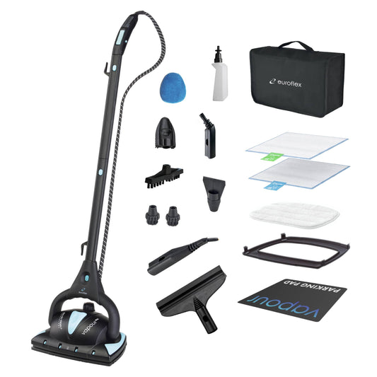 Euroflex  Vapour Pro 20 Piece All-in-One Steam Mop with Built In Portable Steam Cleaner