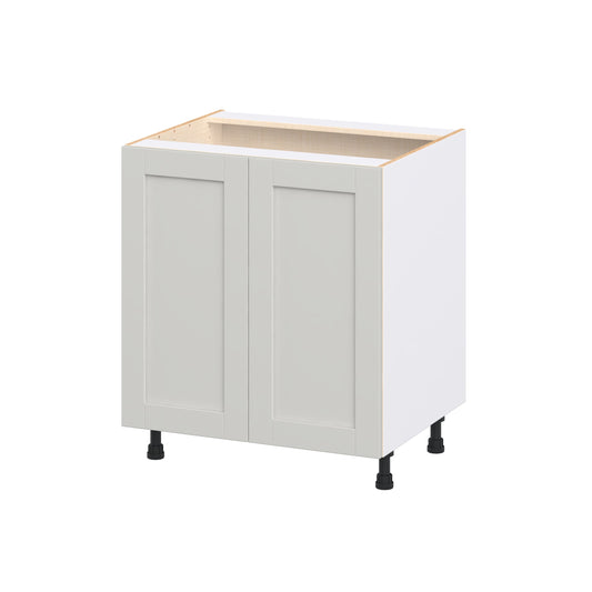 Hugo&Borg Charlesberg 30-in W x 34.5-in H x 24-in D Light Gray Base Fully assembled Cabinet Flat Panel