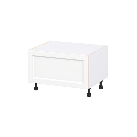 Hugo&Borg Riviera 30-in W x 19.5-in H x 24-in D Bright White Drawer Base Fully assembled Cabinet