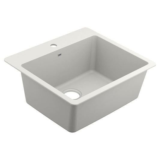 Moen Host 25-inch Granite DM Single Bowl Sink