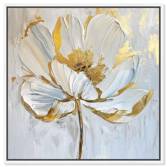 Art Remedy Magnolia II Farmhouse/Rustic Print by  White Frame 24 x 24
