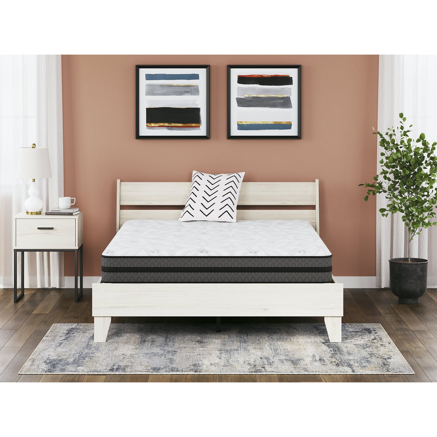 Signature Design by Ashley  Sleep Essentials 10 Inch Full Hybrid Mattress Medium Support Gel Memory Foam