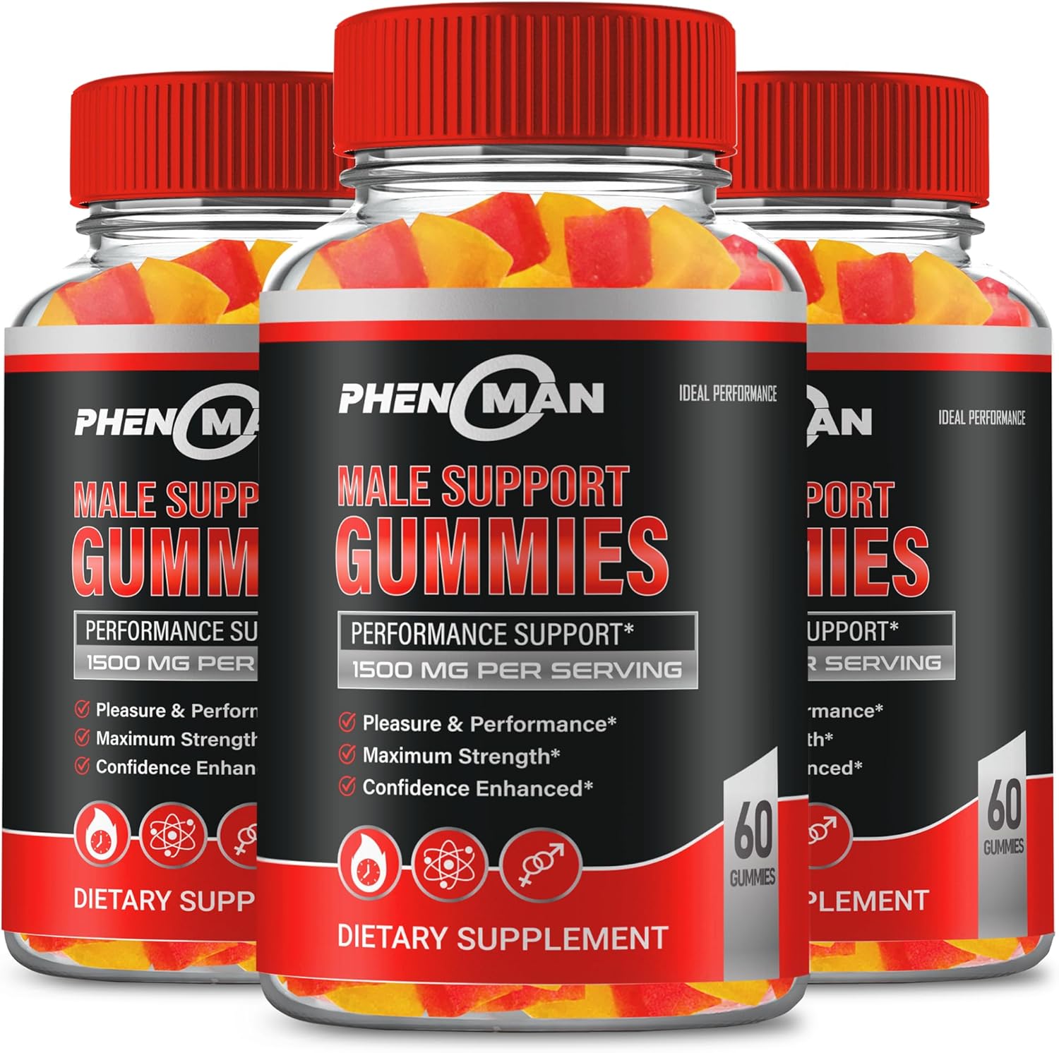 Phenoman Hemp Gummies, Phenoman Gummy Reviews (3 Pack)