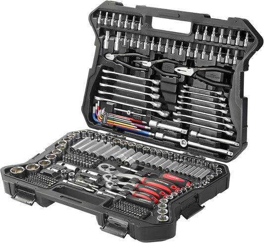 STARWORK TRUE MECHANIC™ 314-Piece Mechanics Tool Set and Socket Set, Professional Metric Set