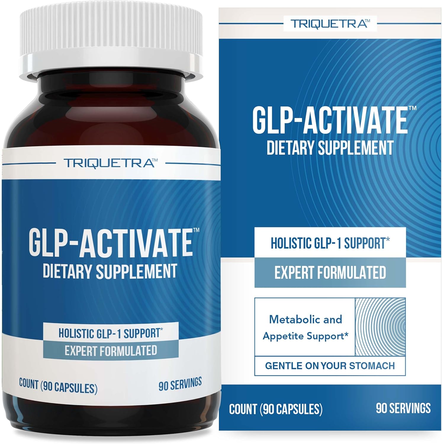GLP-Activate | Hunger & Metabolism Support - Formulated to Help Support GLP-1 Pathways - Expert Formulated Supplement - 1 Capsule for Balanced Appetite & Metabolic Wellness Daily (90 Servings)