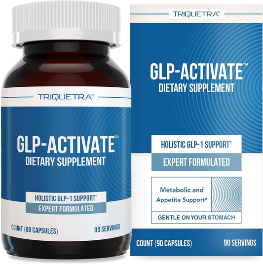 GLP-Activate | Hunger & Metabolism Support - Formulated to Help Support GLP-1 Pathways - Expert Formulated Supplement - 1 Capsule for Balanced Appetite & Metabolic Wellness Daily (90 Servings)