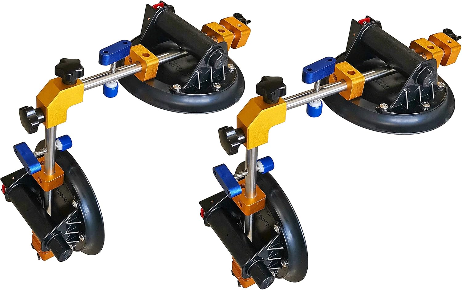 ZUOS Right Angle 90 Degree Countertop Seam Setter with 8" Suction Cup for Seam Joining & Leveling\/Professional Countertop, granite， Stone, Marble Slab Installation. (2 PACK) (8" seam setter)