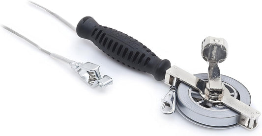 Crescent Lufkin 1/2" x 50' Atlas Chrome Clad /Nubian Double Duty D1 Blade Oil Gauging Tape for Bob 58712 - CN1293SF5871N , Black