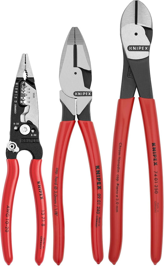 Knipex - 3 Pc Electrical Set (9K0080158US)