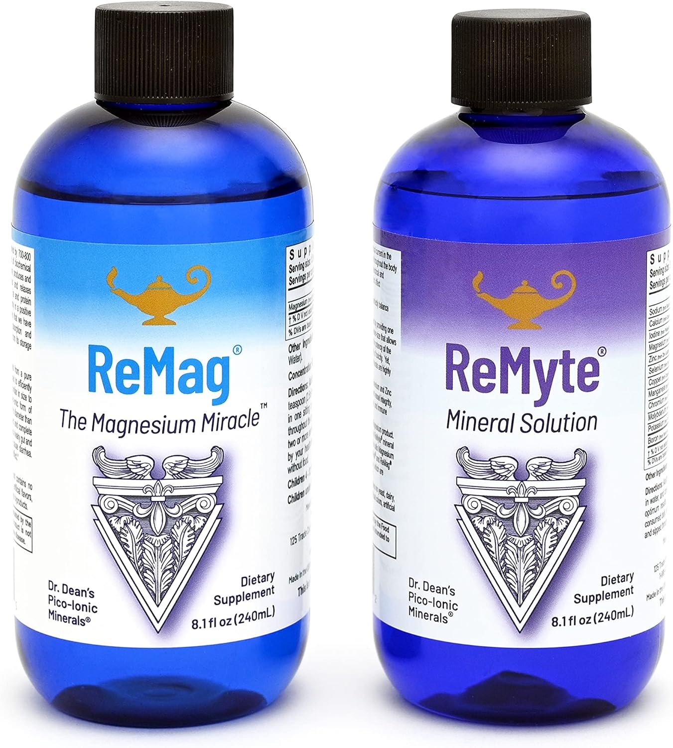 RnA ReSet ReMag & ReMyte \u2013 Liquid Magnesium and Multi-Mineral Supplement Bundle, 8.1 Fl Oz Each (2-Pack)