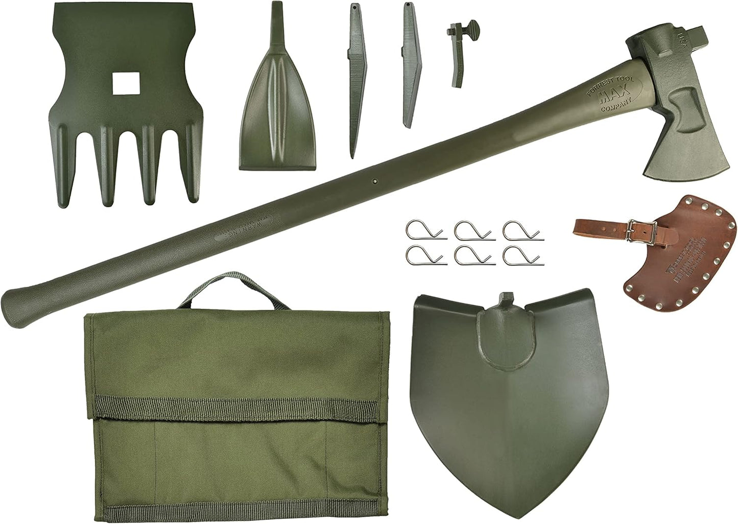 The MAX Multipurpose Toolkit by Forrest Tool, Includes 8 Essential Tools for Camping, Hunting, Gardening and Off-Roading, Constructed with, Reliable Material, Easy to Use