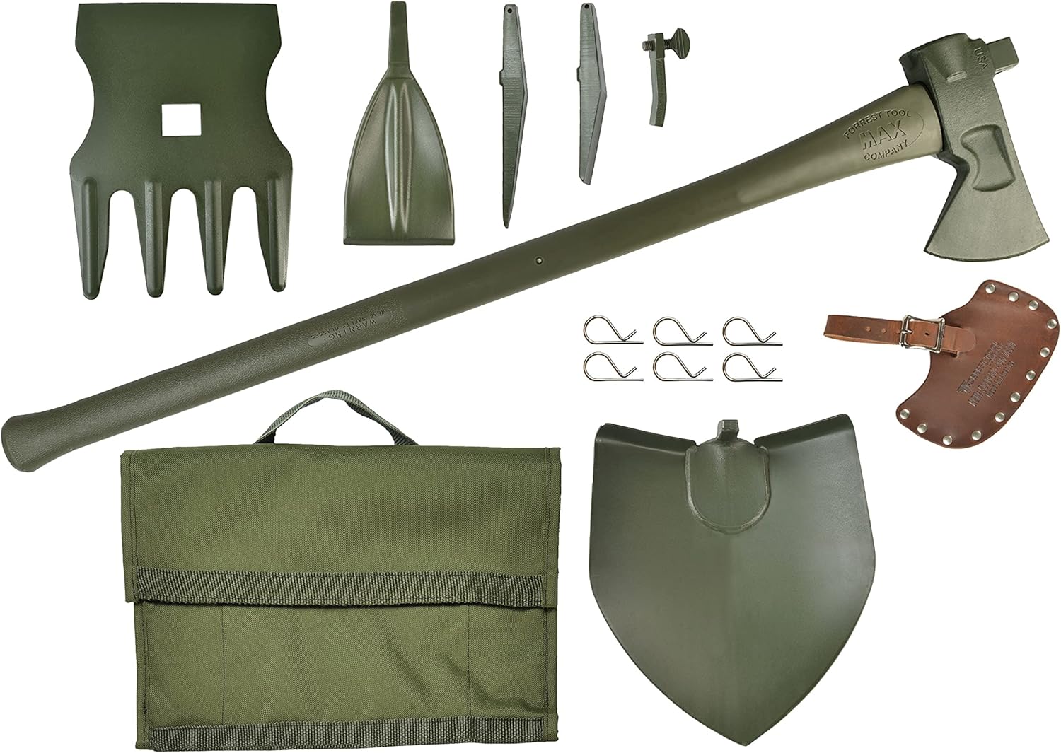 The MAX Multipurpose Toolkit by Forrest Tool, Includes 8 Essential Tools for Camping, Hunting, Gardening and Off-Roading, Constructed with, Reliable Material, Easy to Use