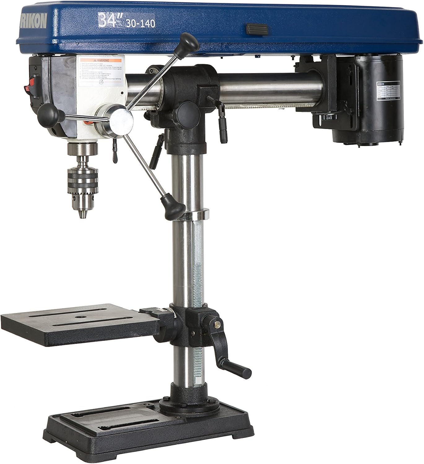 RIKON 30-140 Bench Top Radial Drill Press