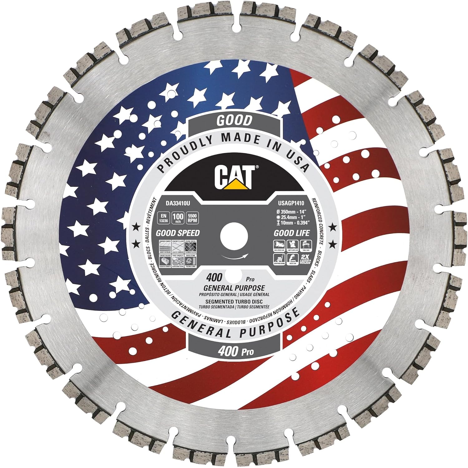 CAT 14" Diamond Blade, 400 Pro General Purpose