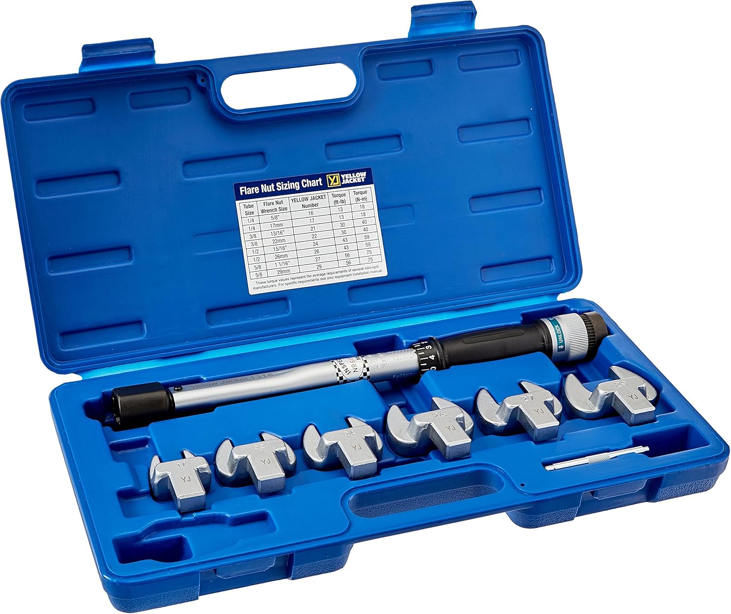 Yellow Jacket 60650 Torque Wrench Kit