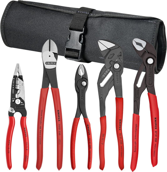 Knipex - 5 Pc Core Pliers Set in Tool Roll (9K0080150US)