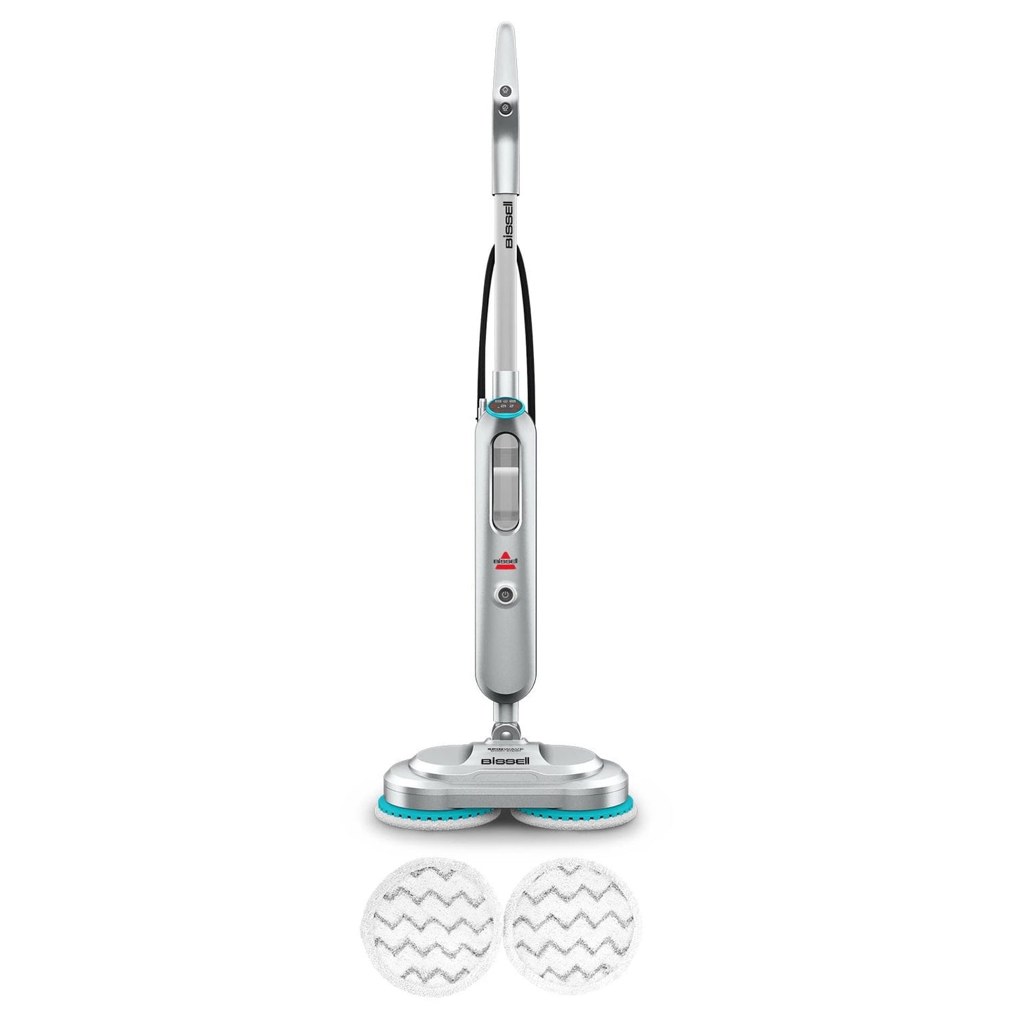 BISSELL SpinWave SmartSteam, Corded, Scrubbing and Sanitizing Mop for Hard Floors with Rotating Mop Pads and LED Display, 3712W