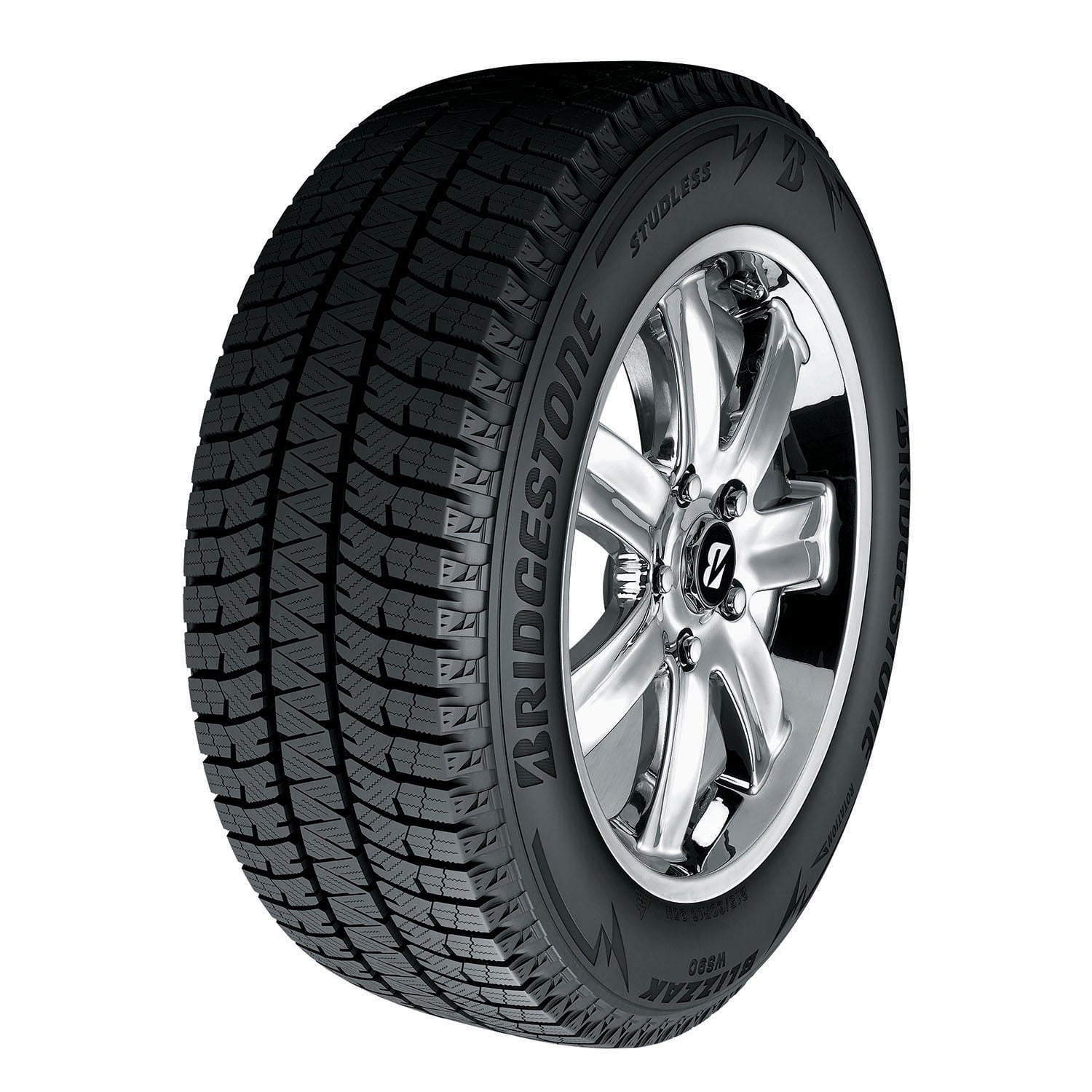 Bridgestone Blizzak WS90 Winter 235/55R17 99H Passenger Tire Fits: 2014-17 Ford Escape SE, 2018-19 Ford Escape SEL