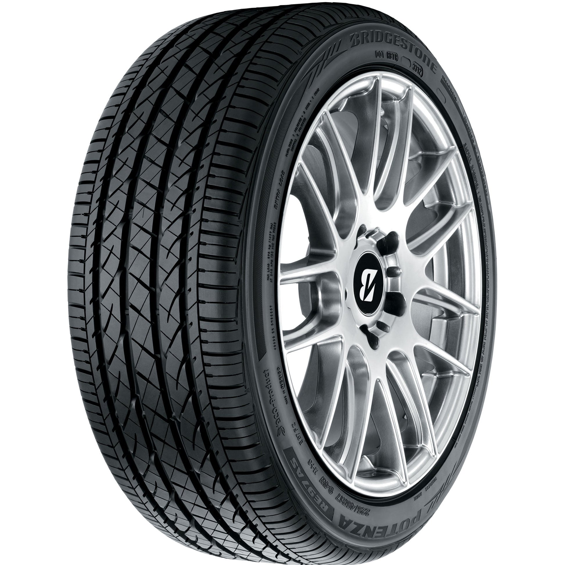 Bridgestone Potenza RE97AS All Season 235/45R18 94V Passenger Tire Fits: 2010-12 Nissan Altima SR, 2013-14 Honda Accord Sport