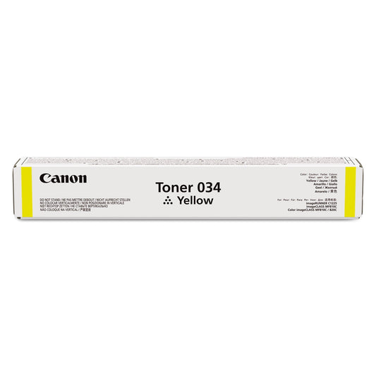 Canon, CNMCRTDG034Y, Toner 034 Cartridge, 1 Each