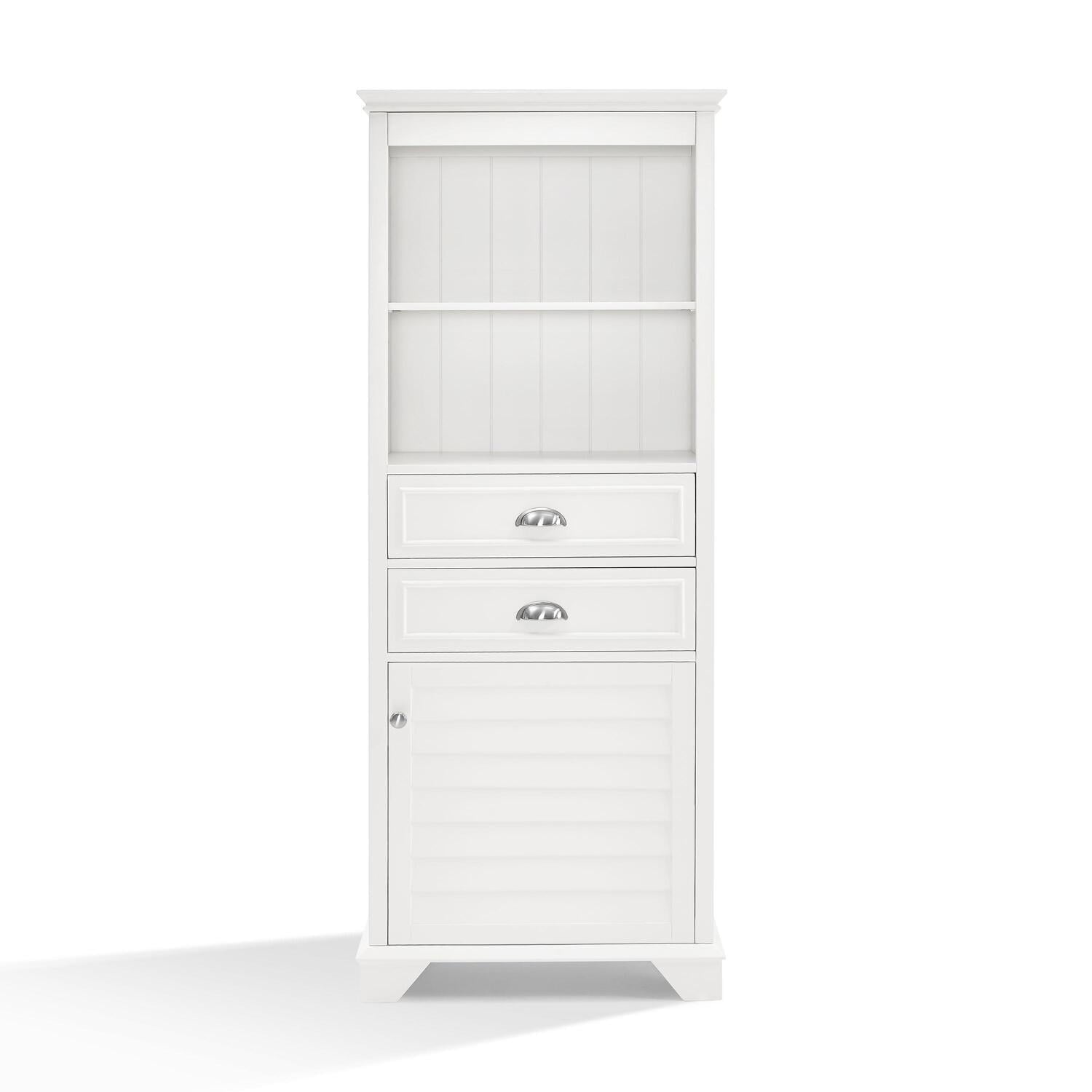 Crosley Brands Lydia Tall Cabinet White