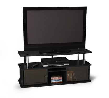 Designs2Go TV Stand with 3 Storage Cabinets and Shelf for TVs up to 55 inches, Faux Birch