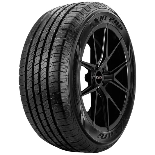 LT225/75R16 Lexani LXHT-206 115S Load Range E Black Wall Tire