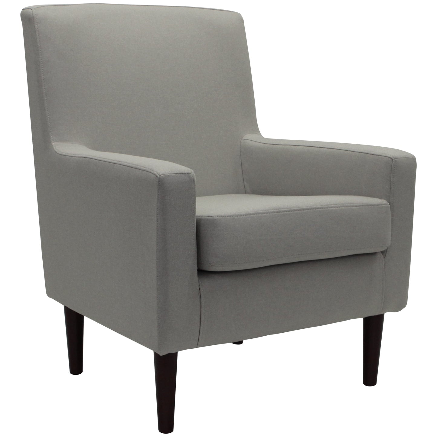 Mainstays Kinley Lounge Arm Chair, Navy Polyester Fabric