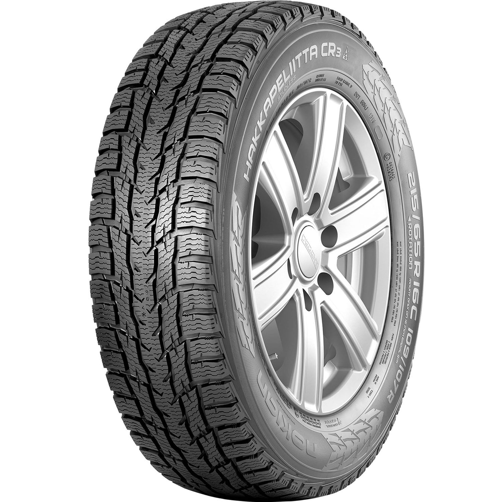 Nokian Hakkapeliitta CR3 Winter 225/65R16C 112/110R D Light Truck Tire