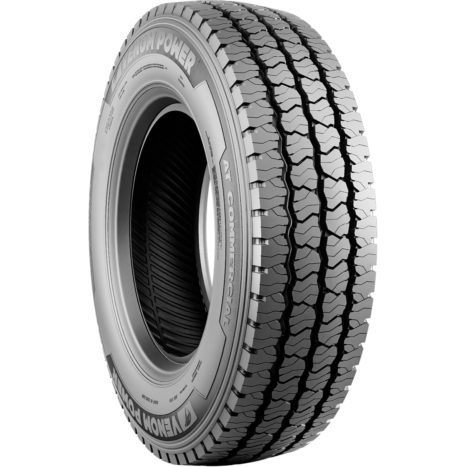 Venom Power At-Co AllSeason 225/70R19.5 128/126M G 14 Ply Drive Commercial Tire