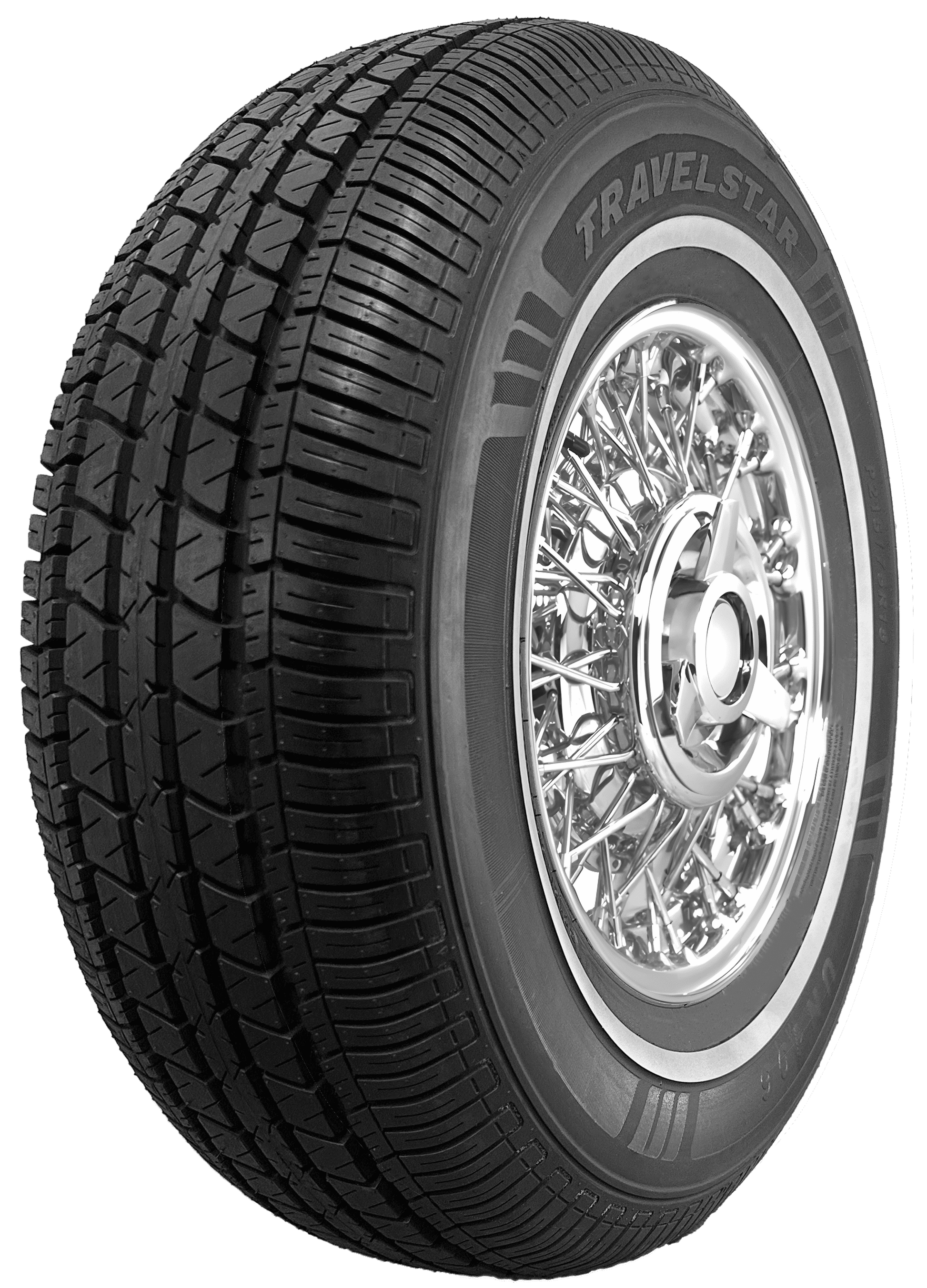 Travelstar UN106 All Season 225/75R15 225/75/15 102S Passenger Tire White Wall 18mm(No Rim)