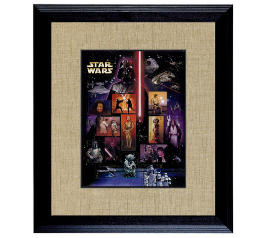 American Coin Treasures Star Wars U.S. Stamp Sheet Frame