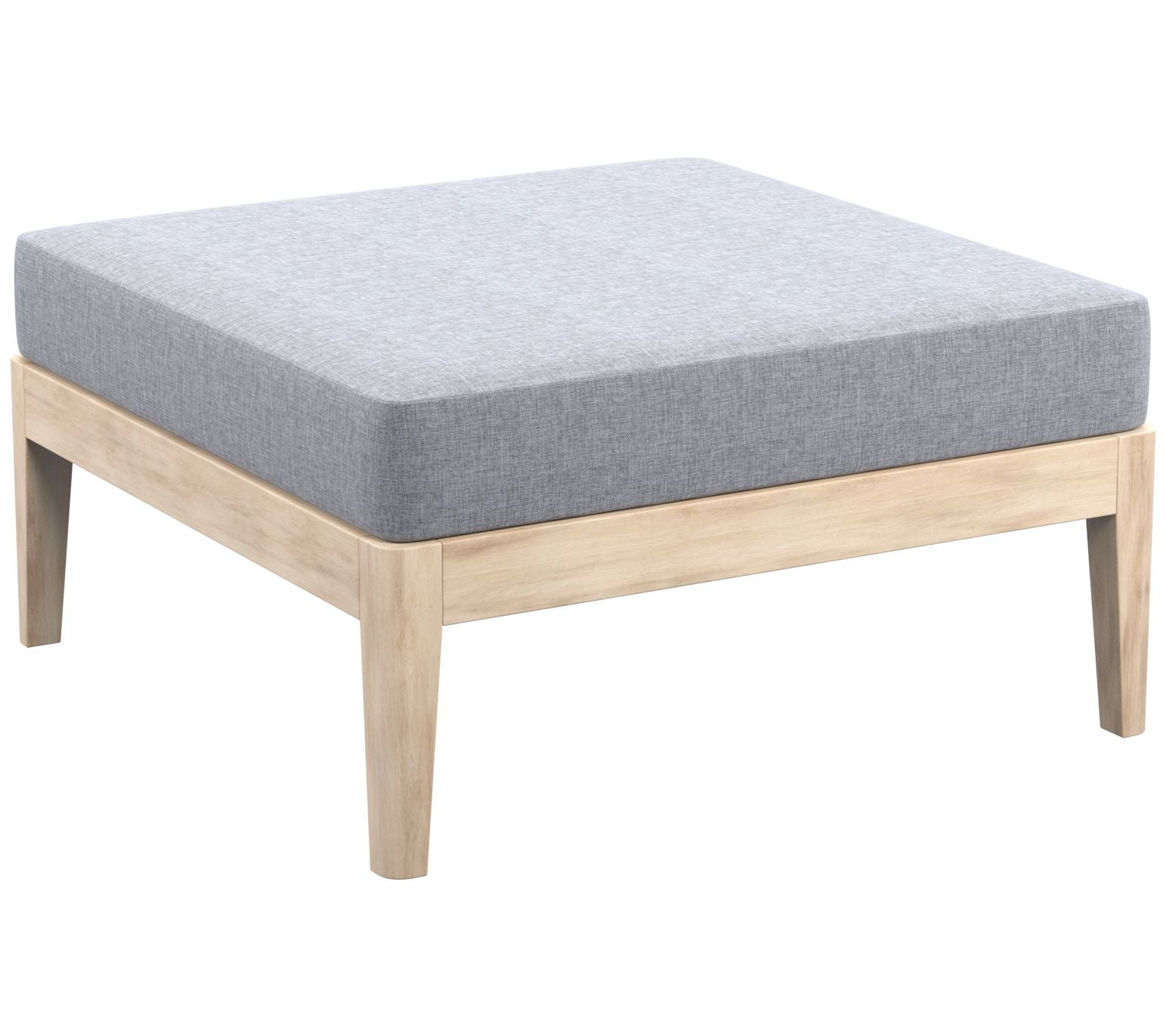 Linon Home Outdoor Gables Natural Square Cushio n Ottoman