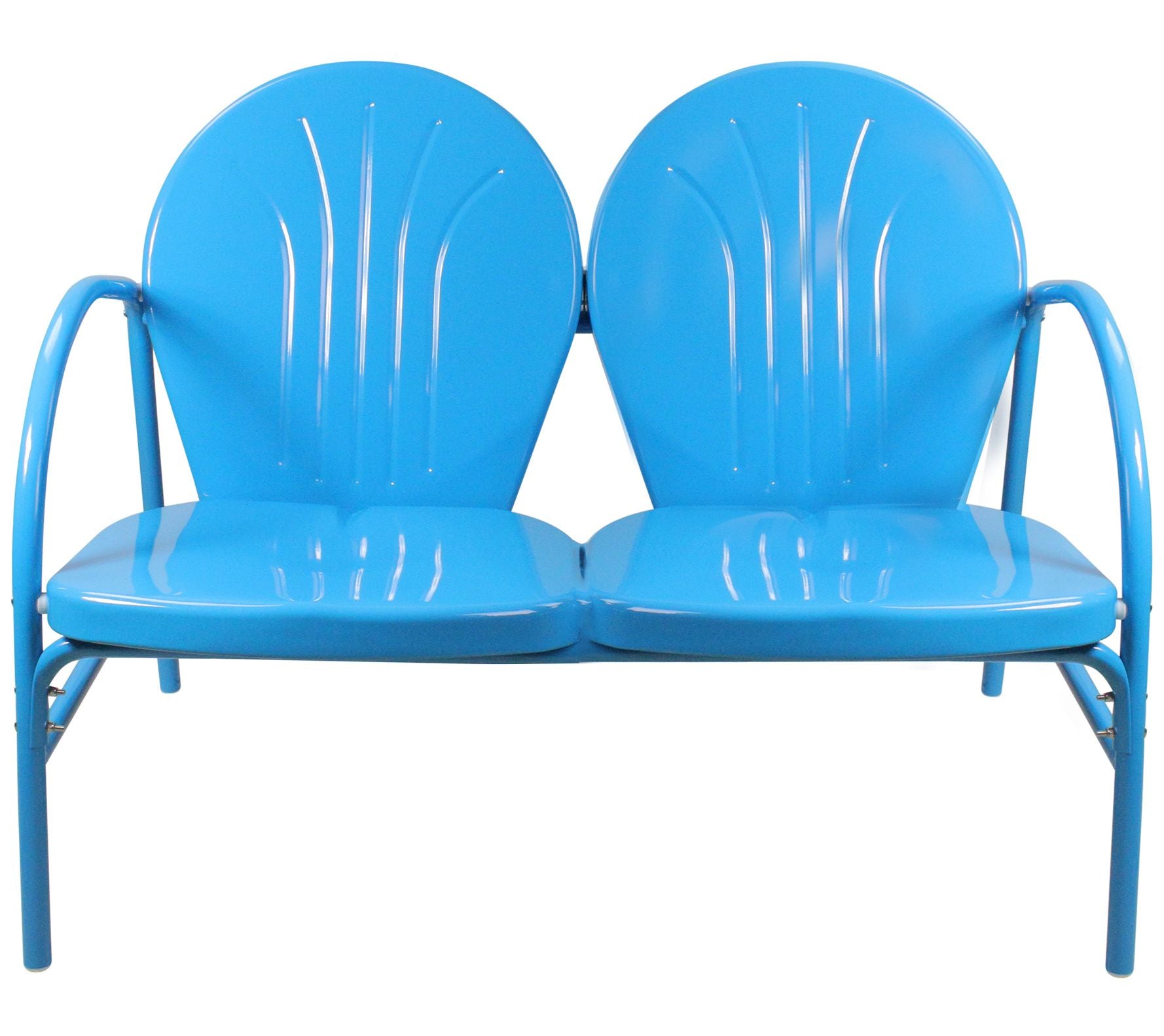 Northlight 47" Outdoor Retro Tulip Loveseat