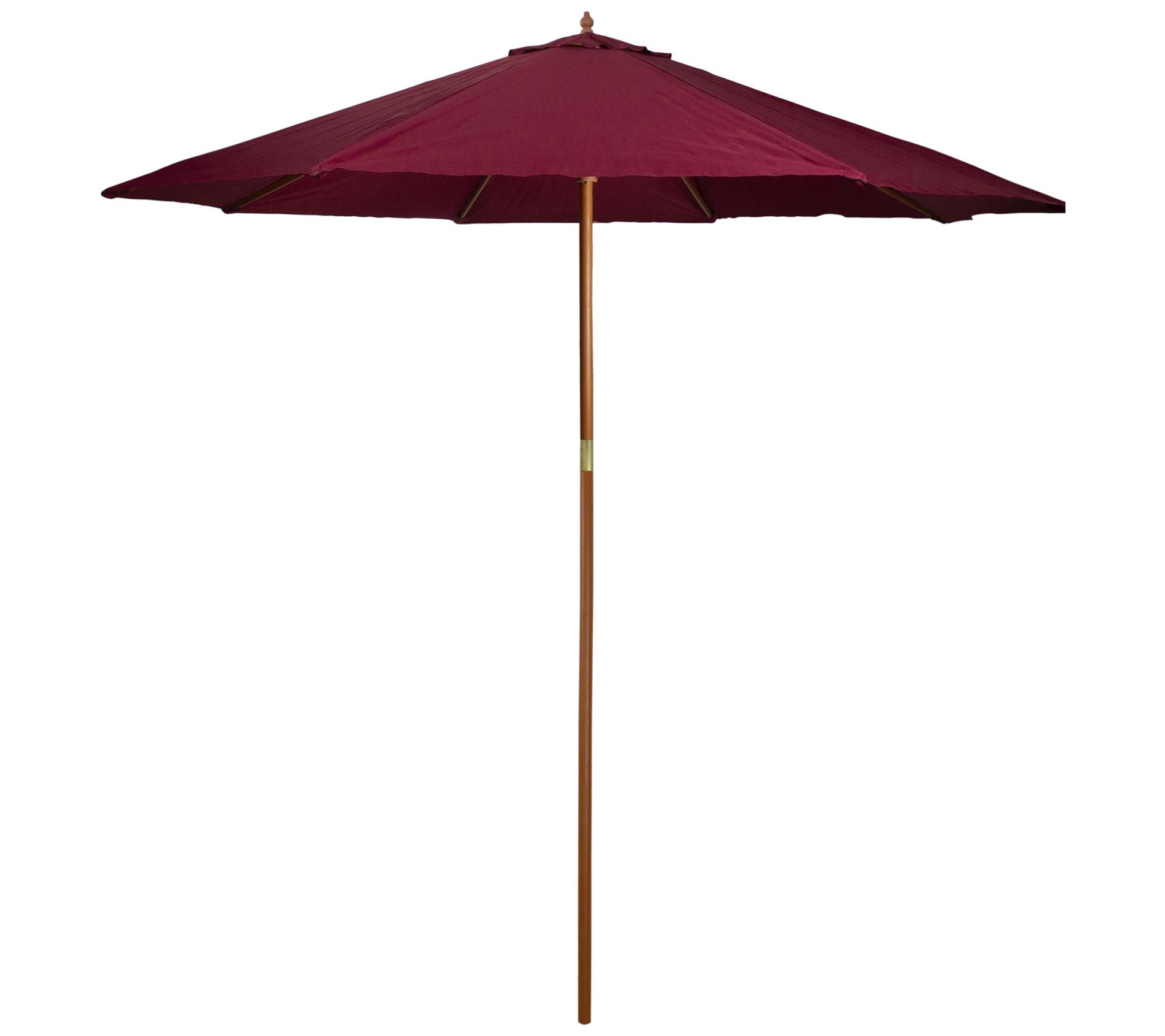 Northlight 9' Outdoor Patio Market Umbrella wit h Wood Pole