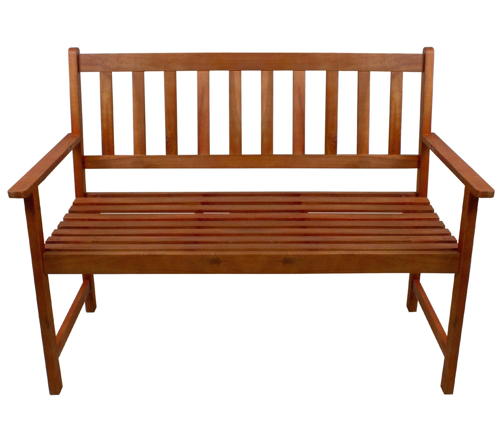 Northlight 48" Light Brown Acacia Wood Outdoor Patio Bench