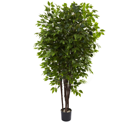 6.5' Deluxe Ficus Tree by Nearly Natural
