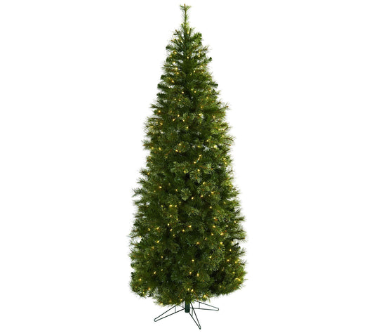 7.5' Cashmere Slim Christmas Tree by Nearly Natural