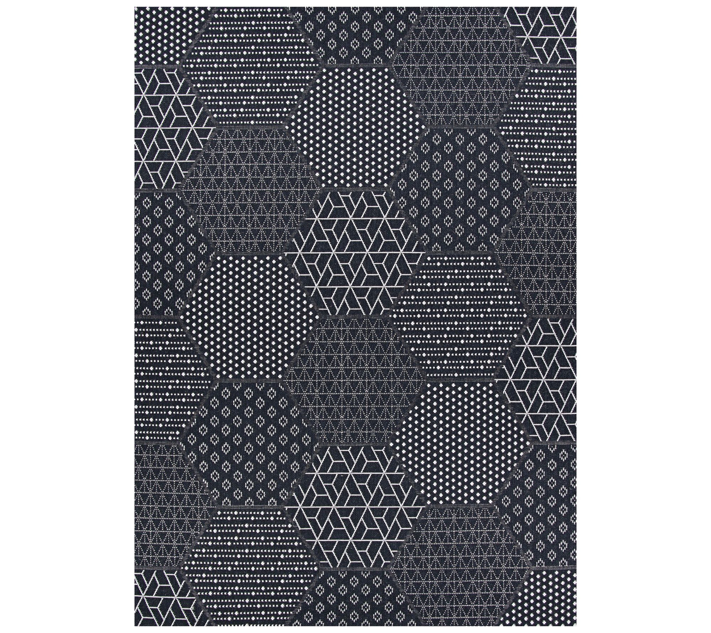 Couristan Afuera Anode Current 5'3" x 7'6" Indoor/Outdoor Rug