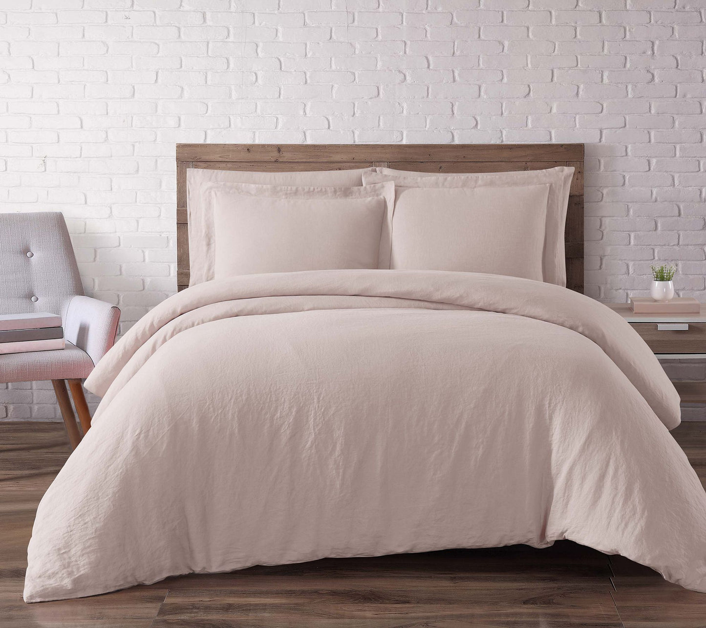 Brooklyn Loom Flax Linen Full/Queen Duvet Set