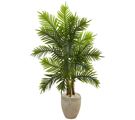 5' Areca Tree in Planter Real Touch by Nearly Natural