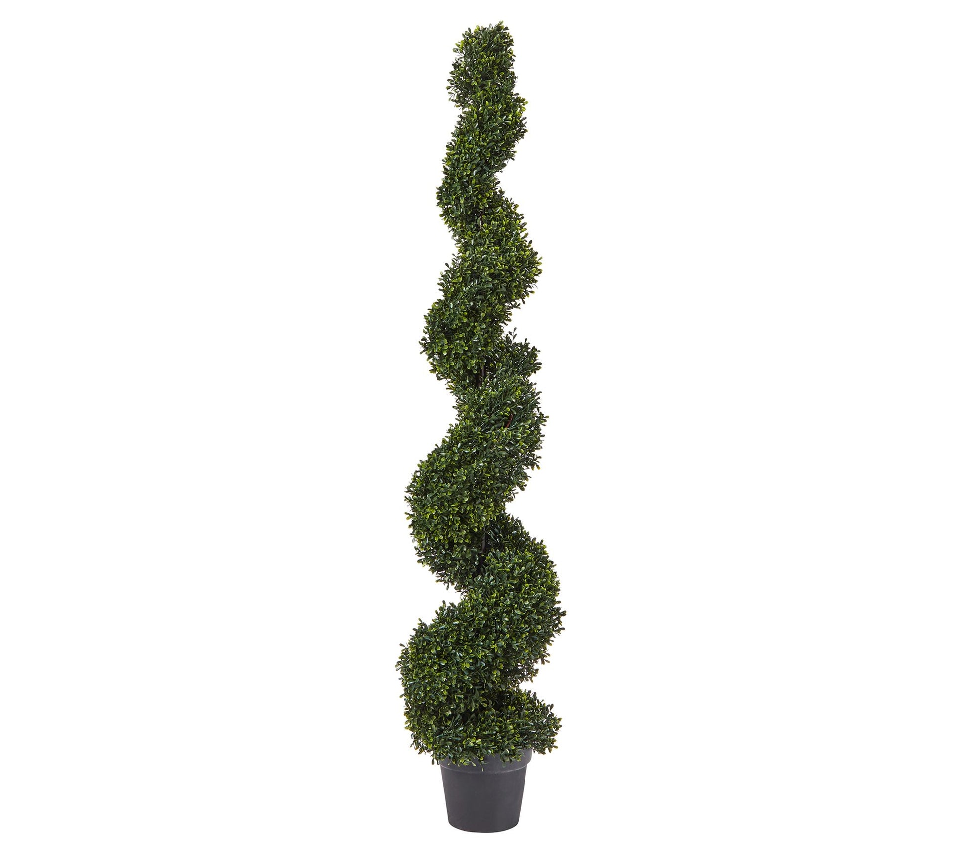 Pure Garden Decorative Spiral Faux Boxwood Topiary