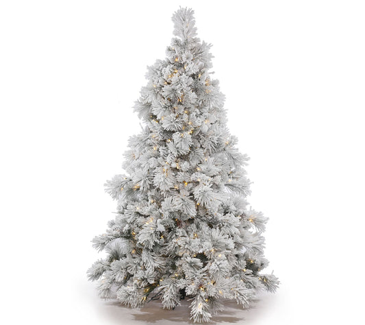 4.5' x 46" Flocked Alberta Tree by Vickerman